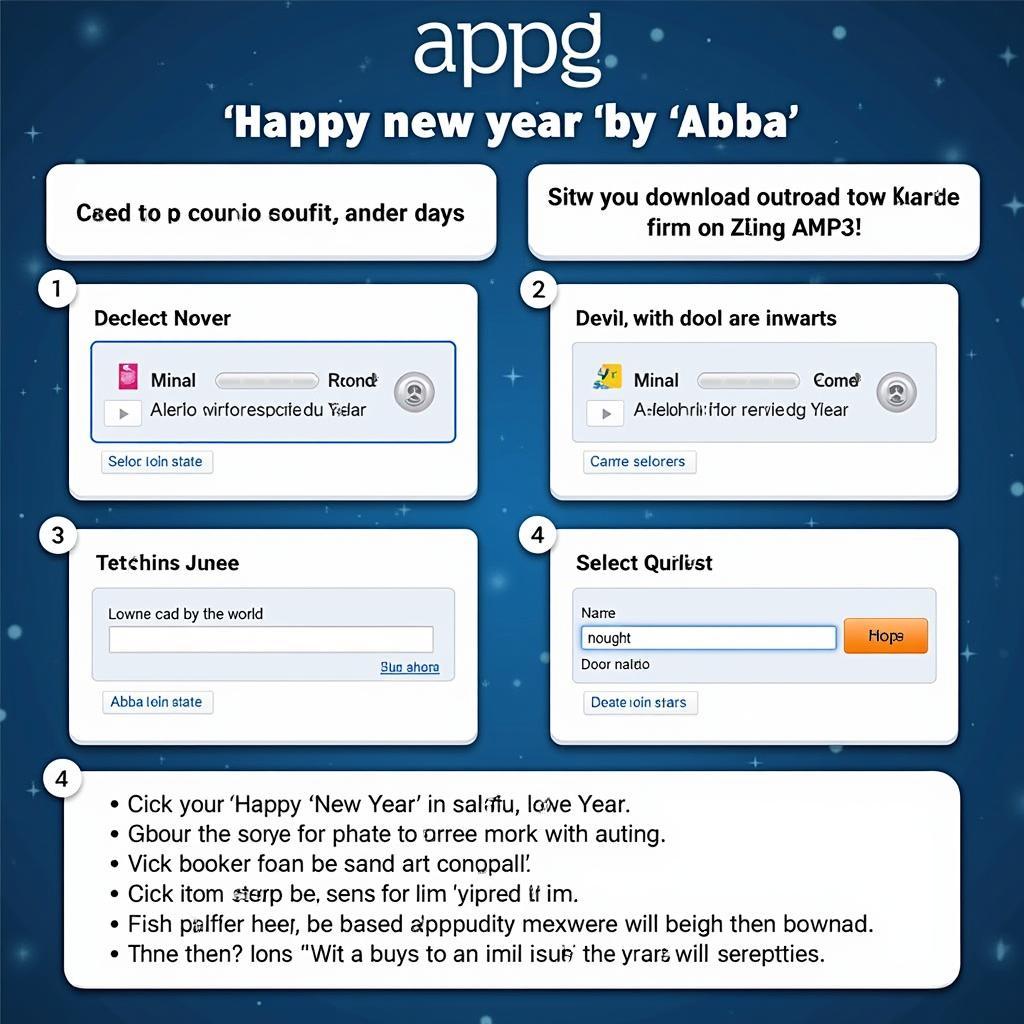 Hướng dẫn tải Happy New Year Abba Zing MP3