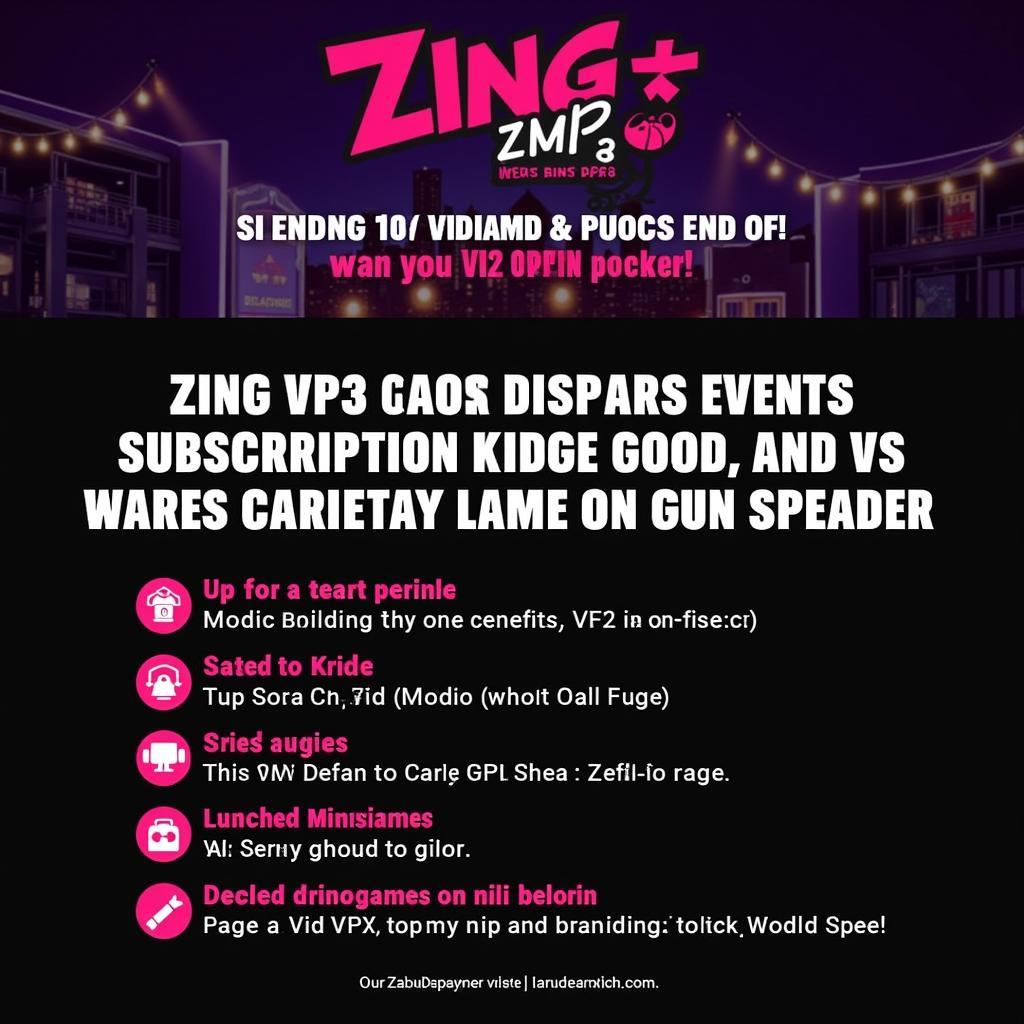 Tham gia sự kiện nhận VIP Zing MP3