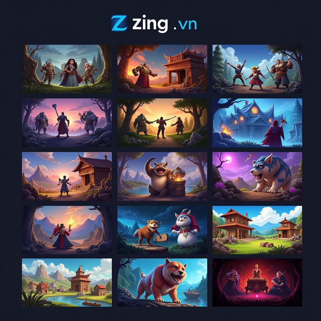 Thế giới game đa dạng tại dướn zing.vn