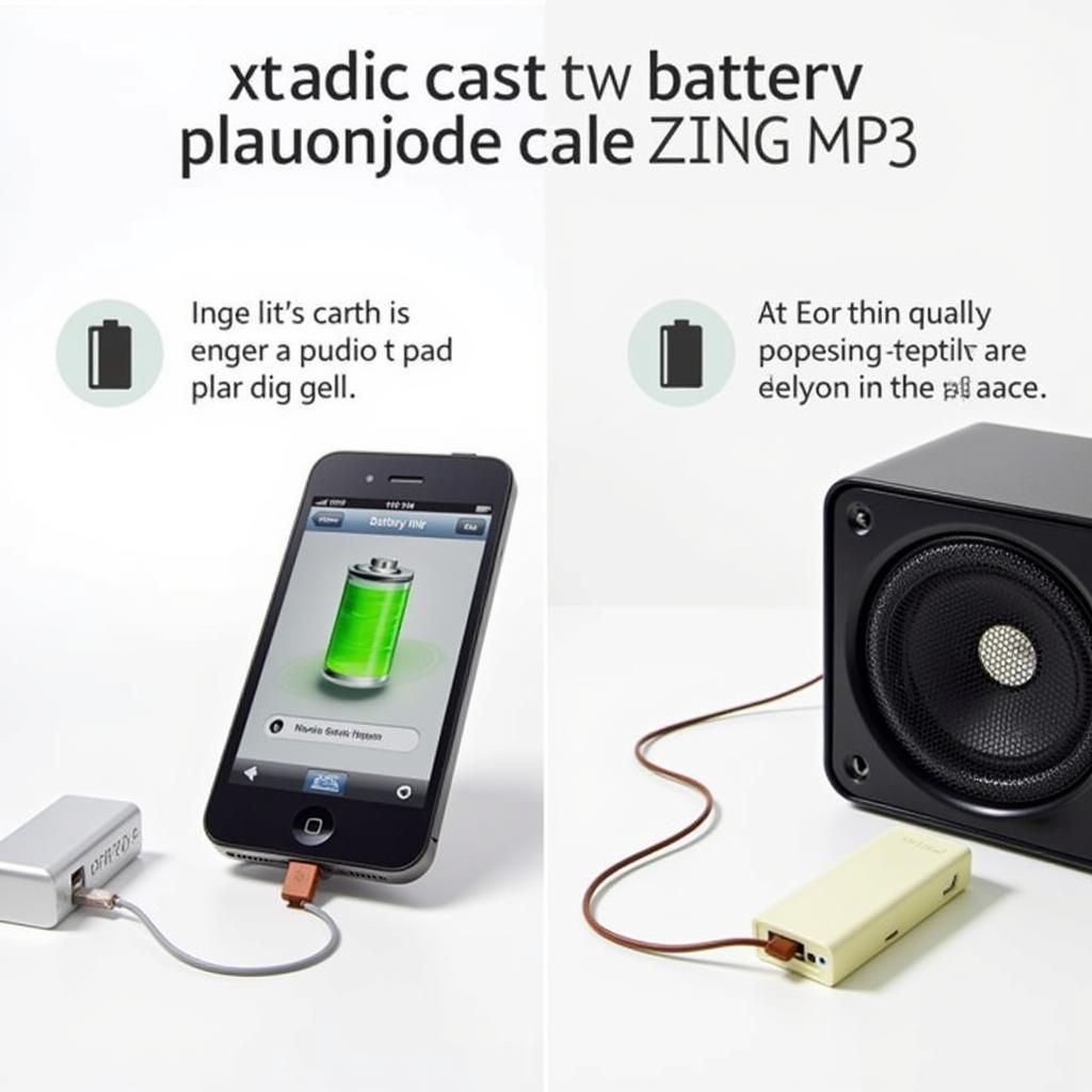 Tiết kiệm pin audio cast Zing MP3