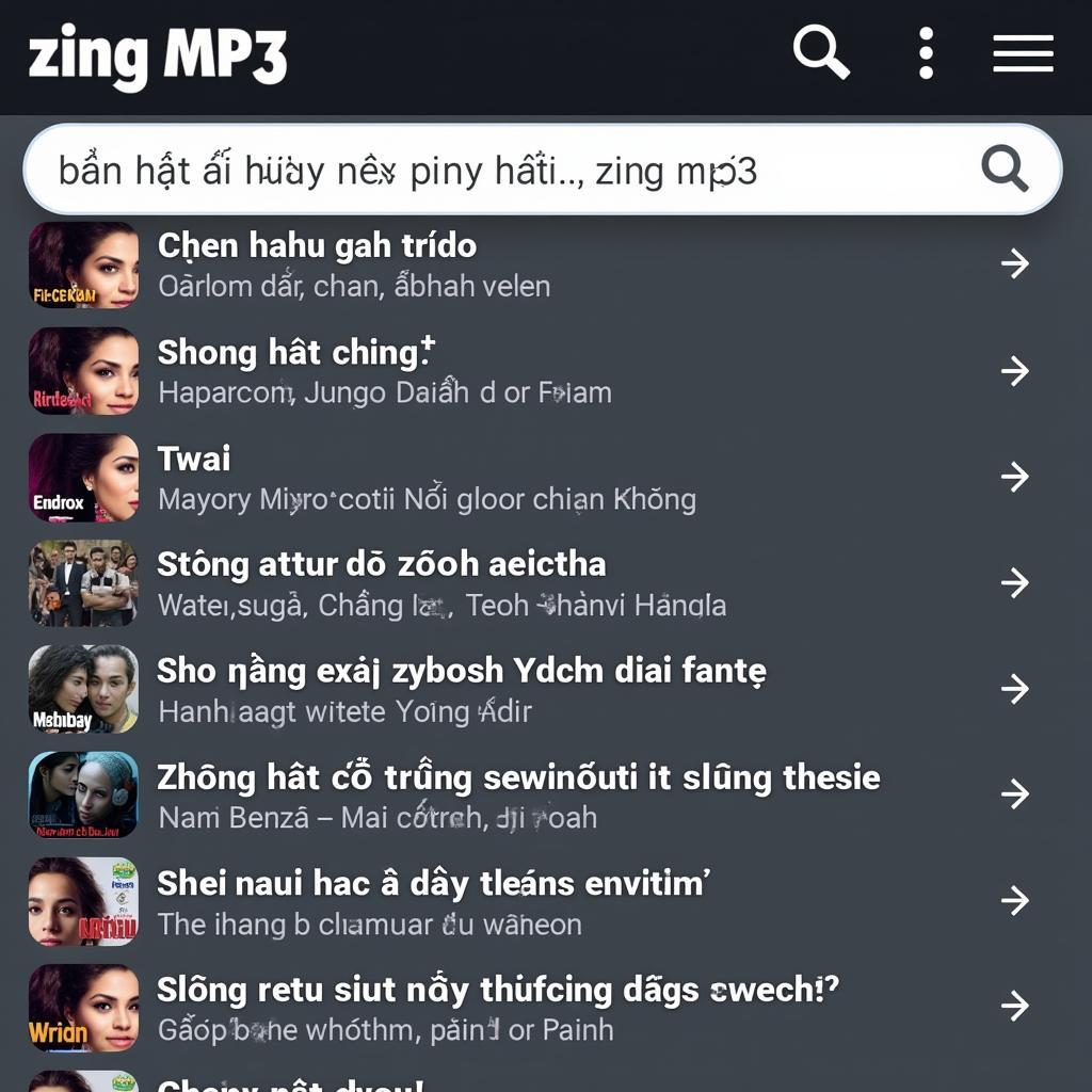 Tìm kiếm bài hát "Ở trường cô dạy em thế" trên Zing MP3