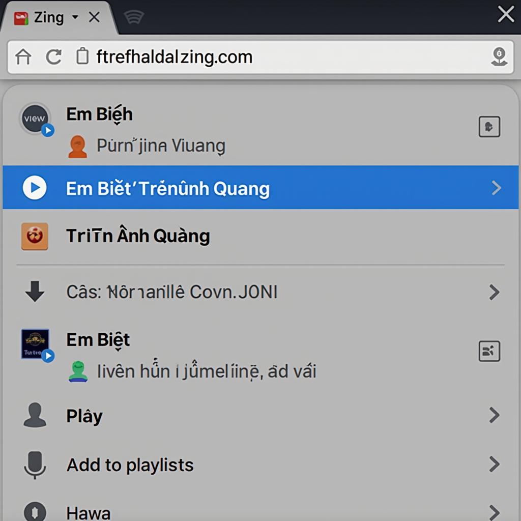 Tìm kiếm "Em Biết" Trịnh Đình Quang trên Zing MP3