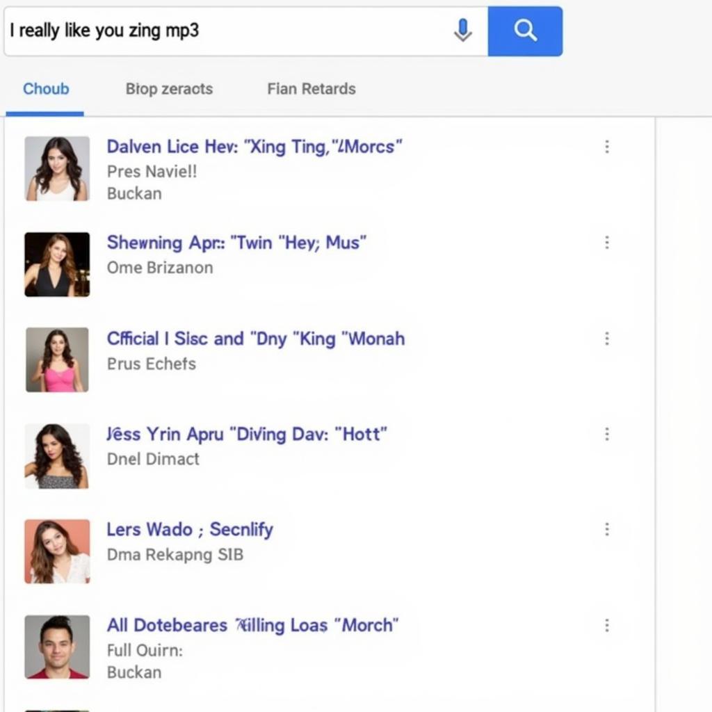 Tìm kiếm "i really like you zing mp3" trên Zing MP3