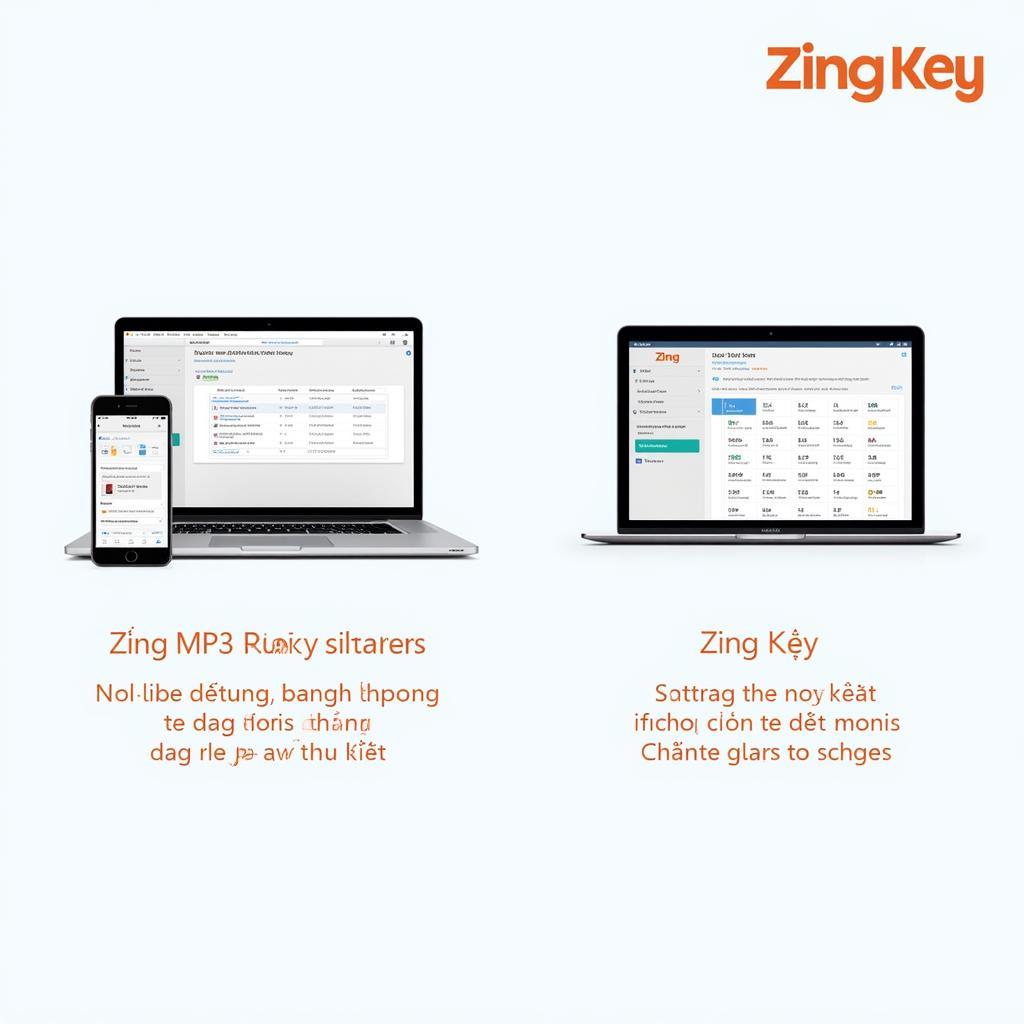 Ứng dụng Zing MP3 và Zing Key