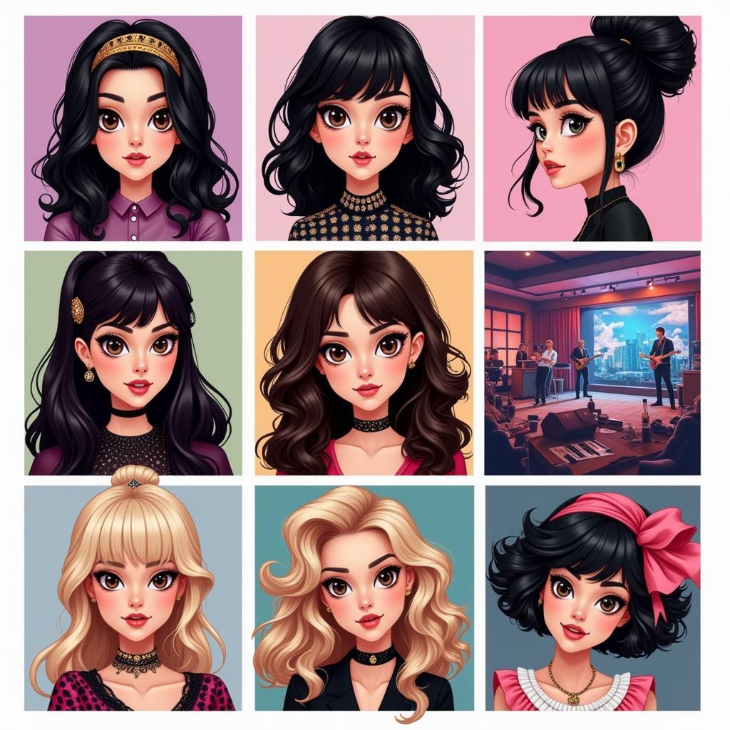 Fashion and Music Themes in Zing Game related to the "Amy Winehouse Fuck Me Pumps" search